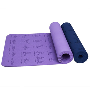 Eco-Friendly Custom Yoga Mat – Durable 6mm TPE Non-Slip Mat for Fitness, Stretching & Meditation (183×61cm)