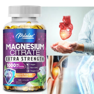 Magnesium Citrate – Supports Muscle Function, Nerve Health, Energy Production & Heart Wellness