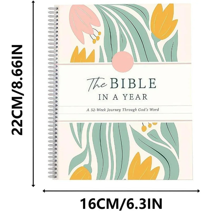 Christian Bible Study Creations: A 52-Week Journey Through God’s Word – Spiral Study Guide for Women